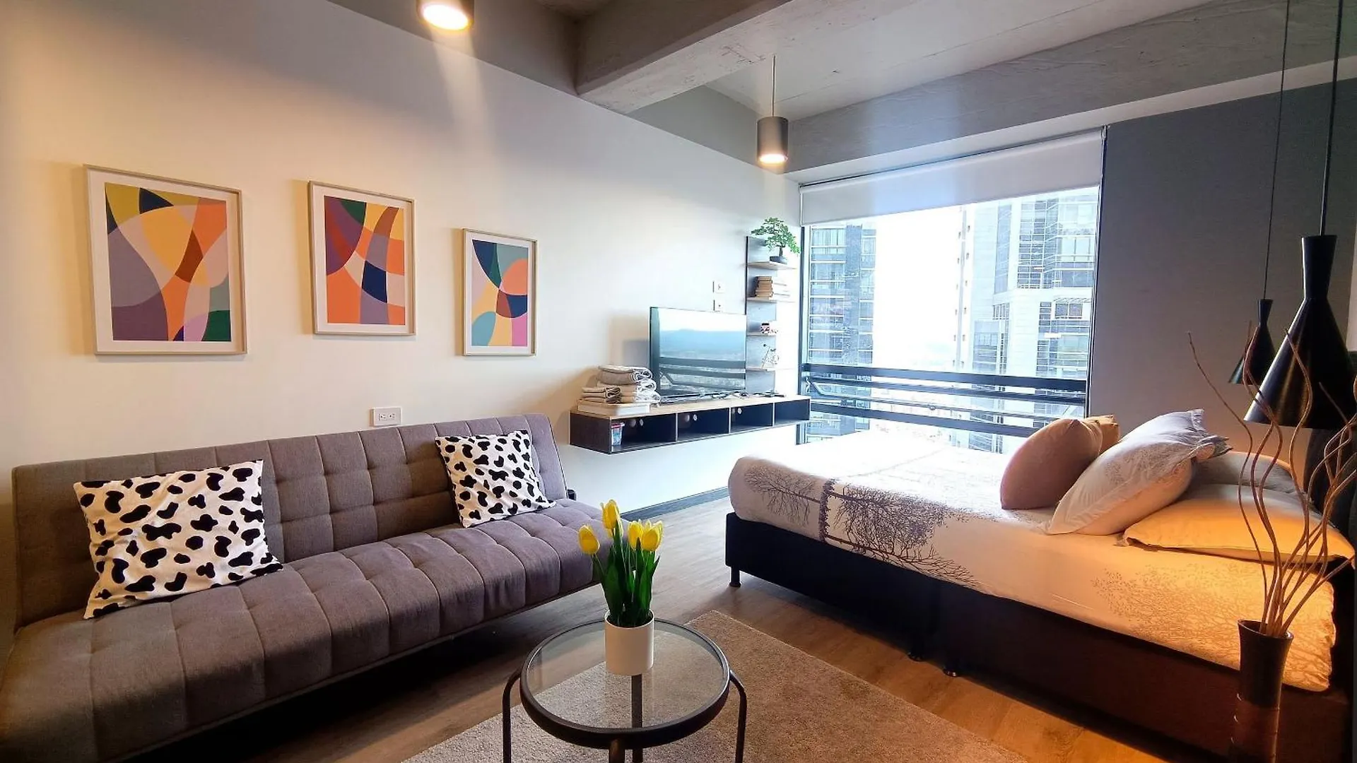 Vista Panoramica, Con Estilo Industrial, Usaquen Bogota Apartment
